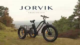 Jorvik Tricycles FAT TYRE  TIRE Mountain Trike Odin [upl. by Ahmar]