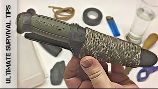 DIY  10 Mora Knife  Survival Kit Hack  You Need to quotBushcraftReadyquot Your Blade [upl. by Inalaehak]