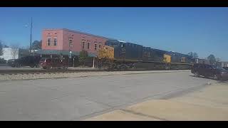 CSX M524 Leads to Brewton Alabama [upl. by Cahra]