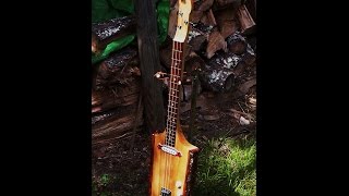 3 STRING ELECTRIC GUITAR HANDMADE SOURWOOD [upl. by Eanram]