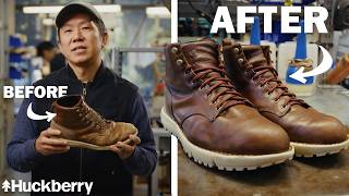 Recrafting These Danner Boots From Start To Finish  Huckberry Gear Lab [upl. by Yelssew]