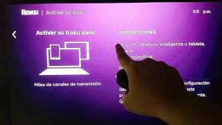 Como configurar un ROKU y crear tu propia cuenta en ROKUCOM [upl. by Mook]