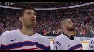 Czech Republic National Anthem on IIHF World Championship 2015 [upl. by Brucie]