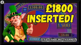 £1800 INSERTED  JACKPOT OR NOTHING On Rainbow Riches Pots Of Gold [upl. by Orianna]