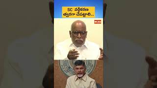 SC వర్గీకరణ త్వరగా చేపట్టాలి dokkamanikyavaraprasad tv21thebetterchoice [upl. by Oecile874]