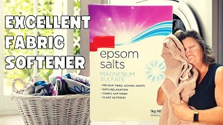 How to use EPSOM SALTS as a FABRIC SOFTENER [upl. by Aihsena909]