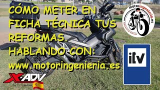 ITVCÓMO METER EN FICHA TÉCNICA TODOS TUS ACCESORIOS NO ORIGINALES CHARLANDO CON MOTORINGENIERIA [upl. by Ellesij]