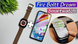 Fire Boltt Smartwatch Connect To Phone  How To Connect Fire Boltt Dream Smartwatch To Phone [upl. by Einna312]