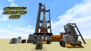 Osmiridium Production Guide  HBMs Nuclear Tech Mod  How to obtain Osmiridium in Minecraft [upl. by Elenore]