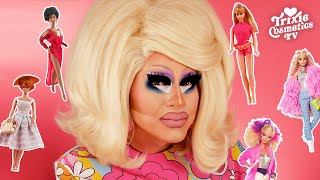 The History of Barbie  A Guided Tour by Trixie Mattel [upl. by Nosaj]