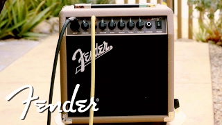 Fender Acoustasonic 15 Demo  Fender [upl. by Ger]