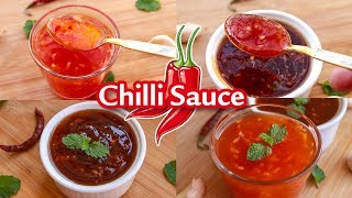 2 Easy Chili Sauce Recipe  Sweet Chili Sauce Recipe [upl. by Ak300]