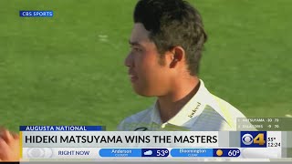 Hideki Matsuyama wins the Masters [upl. by Ole]