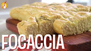 Cómo hacer FOCACCIA EXPRESS pan casero  Receta FÁCIL  Tenedor Libre [upl. by Chester12]