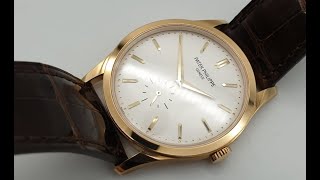 Patek Philippe Calatrava 37 mm 5196J001 [upl. by Weihs423]