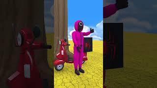 Red Squid Game 2 Challenge Help Nick Draw SPIDER in Scary Teacher 3D [upl. by Eta]