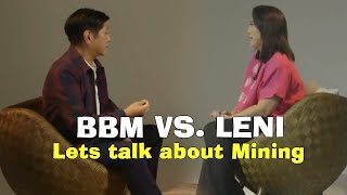 BBM VS LENI Regarding Mining in the Philippines [upl. by Mordy506]