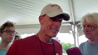 Oklahoma Football Brent Venables interview 81324 [upl. by Cardwell]