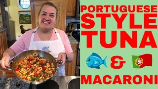 How to Make Portuguese Tuna and Macaroni Recipe  Azorean Green Bean [upl. by Lomaj]