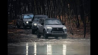 2024 Lexus GX550 vs Land Rover Defender 130 vs Mercedes G550 Which Luxury SUV Is Best OffRoad [upl. by Cristine]