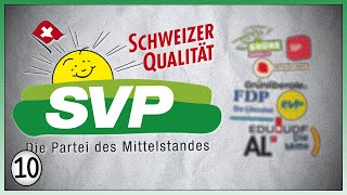 Schweizerische Volkspartei  SVP 10  Schweizer Parteien Wahlen 22 Oktober 2023 [upl. by Ahcrop]