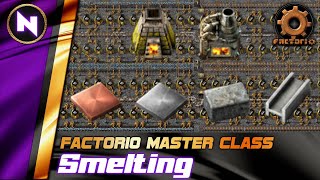 Simple Tileable EARLY SMELTING Designs  Factorio 018 TutorialGuideHowto [upl. by Collie]