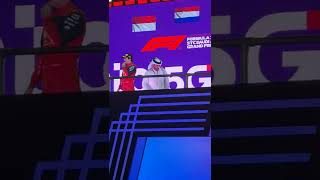 Podium Celebrations F1 stc Saudi Arabian GP  منصة التتويج في جائزة السعودية 2022الكبرى للفورمولاون [upl. by Harald]