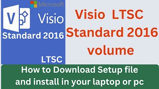 microsoft Visio LTSC standard 2016 setup download  visio download  download microsoft visio [upl. by Lairea183]