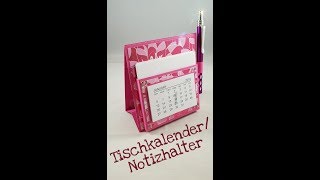 Tutorial TischkalenderNotizhalter [upl. by Huff487]