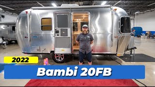 The allnew 2022 Airstream Bambi 20FB  Full Service Walk Through [upl. by Uba634]