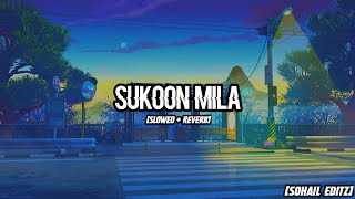 Sukoon Mila  Slowed  Reverb  Arijit Singh [upl. by Zzabahs]