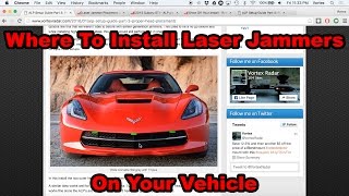 ALP Setup Where to Install Laser Jammers On Your Car [upl. by Kaliski289]