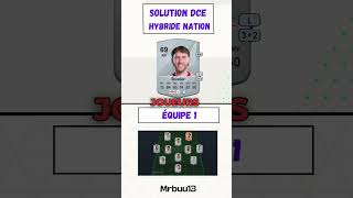 🧩 Solution DCE Hybride Nation  1 fc25 eafc fifa [upl. by Brendis829]