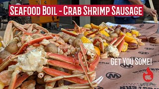 Seafood Boil  Easy Seafood Boil Recipe  Crab and Shrimp Boil  Low Country Boil [upl. by Cost977]