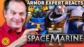 Historian amp Armor Expert Reacts to Warhammer 40k Space Marine 2s Weapons amp Armor [upl. by Largent272]