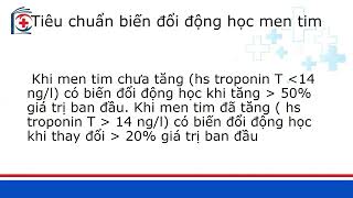 Vai trò của xét nghiệm hs Troponin T trong nhồi máu cơ tim ST không chênh lên [upl. by Atiuqram]