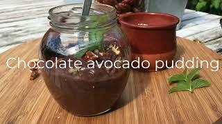 Chocolate Avocado Pudding vegan [upl. by Poul]