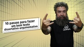 10 Passos para Fazer um bom Texto DissertativoArgumentativo  Brasil Escola [upl. by Stanwinn23]