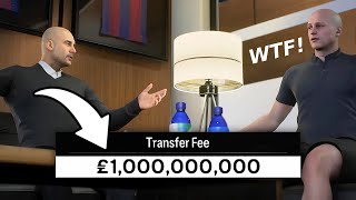 What Happens if you Buy a Player for 1 Billion in FC 24 Career Mode [upl. by Gary]