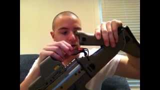 How to Put a 96V Battery in a SCAR Stock Airsoft [upl. by Yelraf]