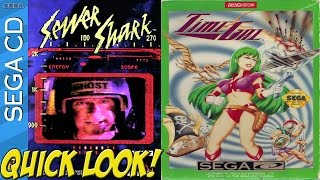 SEGA CD Sewer Shark and Time Gal Quick Look  YoVideogames [upl. by Gabriel]