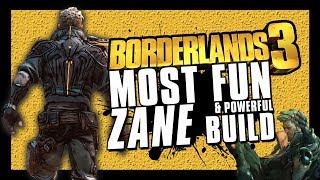 Borderlands 3  Guide  Most Powerful amp Fun way to play Zane [upl. by Wershba]