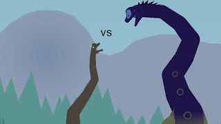 Sauroposeidon Vs Brachiosaurus [upl. by Kinnon]