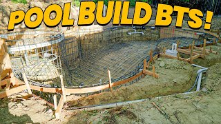 BACKYARD POOL BUILD PRE GUNITE [upl. by Barny]