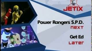 Jetix Power Rangers S P D Next Get Ed Later Commercial [upl. by Eddy]