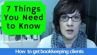 7 things you should know before starting a bookkeeping business [upl. by Arted108]