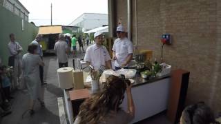 Showcooking  Enrico Giorgi  La pizza bio fatta in casa [upl. by Erodeht]