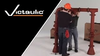 Victaulic AWWA Grooved Pipe Connectors Products Installation Demonstration [upl. by Graehme]