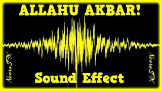 HQ ALLAHU AKBAR Sound Effect FREE DOWNLOAD [upl. by Anura]