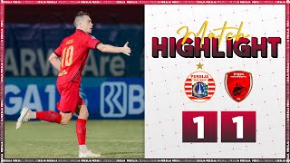 HIGHLIGHT  Persija 11 PSM Makassar BRI Liga 1 20242025 [upl. by Arehs]